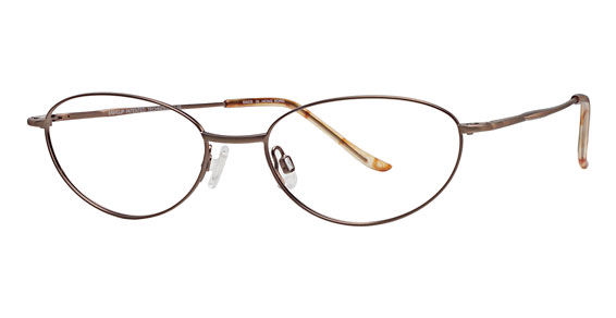 EasyClip O1011 Eyeglasses, 15 Light Satin Brown