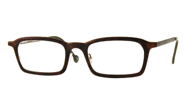LA Eyeworks Chief Busy Eyeglasses, 827 New Tortoise On Light Brown