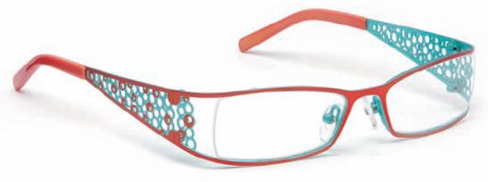 J.F. Rey FLO Eyeglasses, 6025 Melon /Turquoise