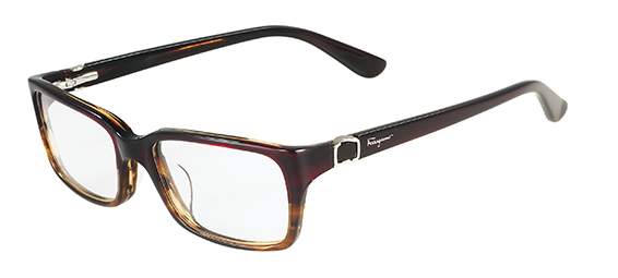 Ferragamo SF2617 Eyeglasses, 611 RED BROWN DEMI