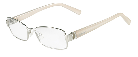 Valentino V2105R Eyeglasses, 045 SILVER