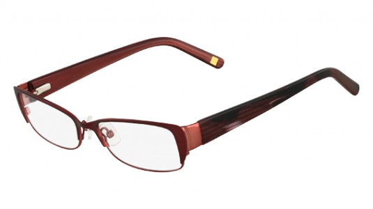 Marchon M-ELLINGTON Eyeglasses, 604 SATIN BURGUNDY PINK