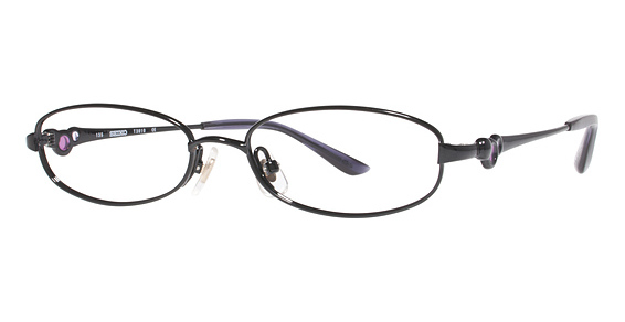 Seiko Titanium T3010 Eyeglasses, Clear Black