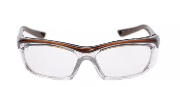 Hilco OnGuard OG220S WITH DUST DAM Safety Eyewear, Brown