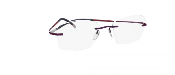 Silhouette TMA Icon 4341 Eyeglasses, 6062 Bordeaux Flair