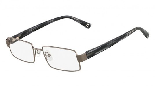 Marchon M-DUMONT Eyeglasses, 033 SHINY DARK GUNMETAL
