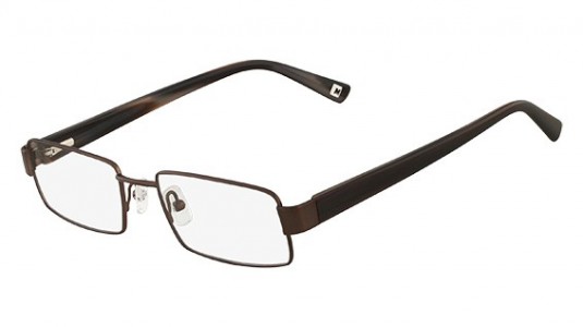 Marchon M-DUMONT Eyeglasses, 210 SATIN BROWN