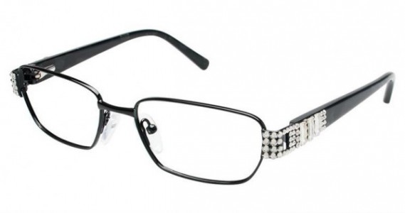 Jimmy Crystal Tuscany Eyeglasses, Black