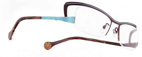 Boz by J.F. Rey TORI Eyeglasses, Brown - Blue (9420)