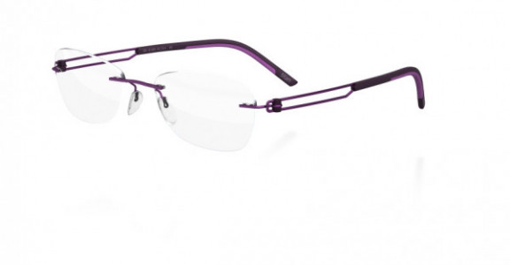 Silhouette Titan Profile 4430 Eyeglasses, 6053 Aubergine Purple