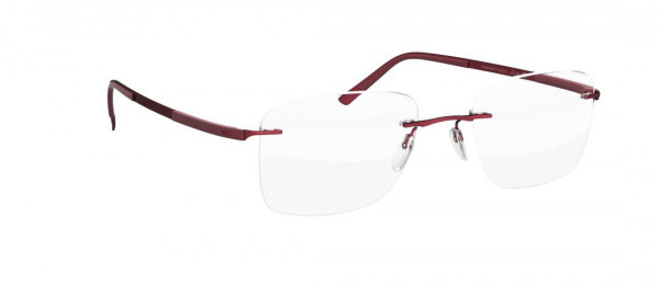 Silhouette Titan Contour 5414 Eyeglasses, 6057 Strawberry Red