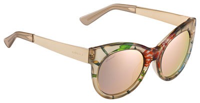 Gucci Gucci 3740/S Sunglasses, 02FX(0J) Beige Floral Gold