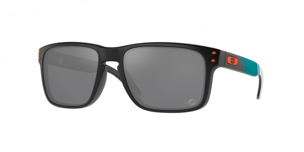 Oakley OO9102 HOLBROOK Sunglasses, 9102S1 HOLBROOK MIA MATTE BLACK PRIZM (BLACK)