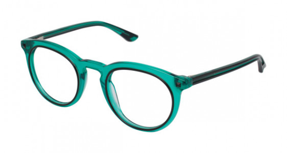 gx by Gwen Stefani GX018 Eyeglasses, Green/Black (GRN)