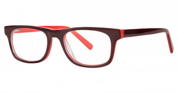 Modz BALLOON Eyeglasses, Burgundy/Red