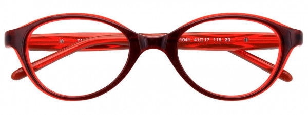 Takumi TK1041 Eyeglasses, 030 - Dark Red & Red