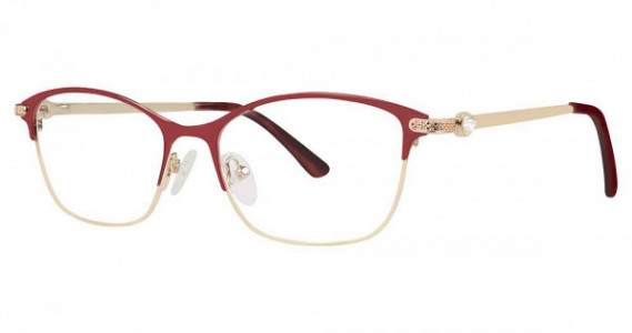 Modern Art A386 Eyeglasses, Burgundy/Gold