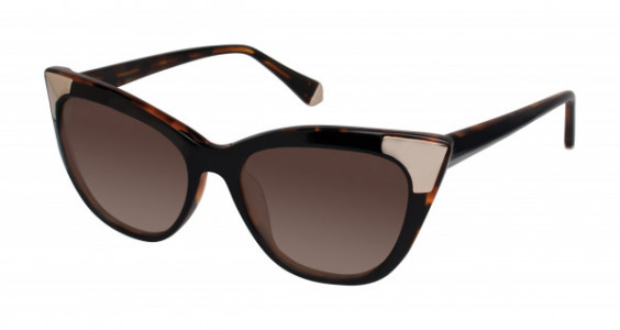 Kate Young K510 Sunglasses, Black Tortoise (BLC)