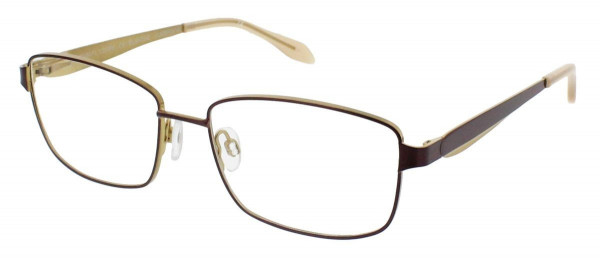ClearVision BLANCHE Eyeglasses, Aubergine