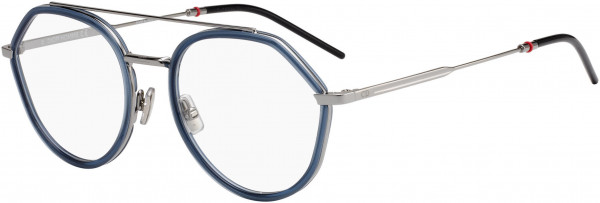 Dior Homme Dior 0219 Eyeglasses, 0DTY Blue Ruthenium