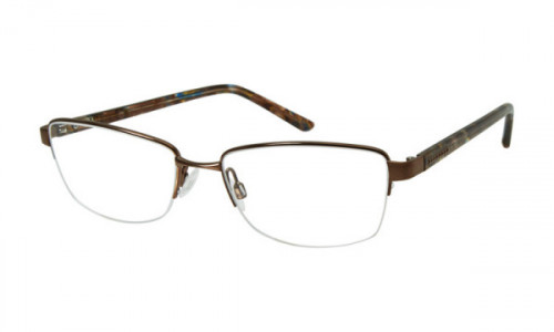Elle EL 13451 Eyeglasses, Brown
