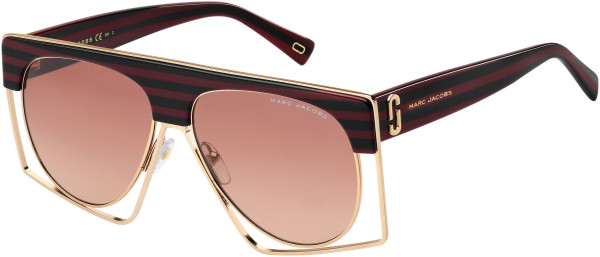 Marc Jacobs MARC 312/S Sunglasses, 0KVN Striped Burgundy