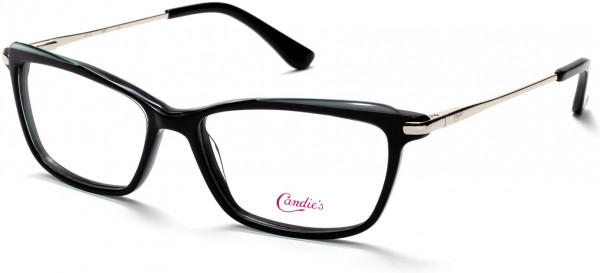 Candie's Eyes CA0174 Eyeglasses, 001 - Shiny Black