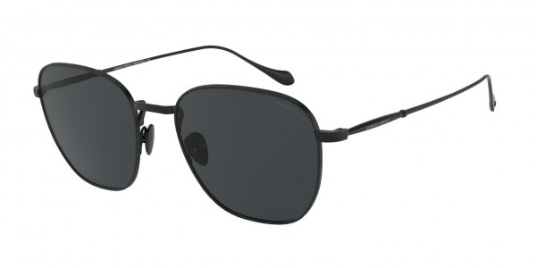 Giorgio Armani AR6096 Sunglasses, 300161 MATTE BLACK (BLACK)