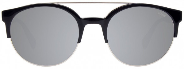BMW Eyewear B6546 Sunglasses, 090 - Black & Silver