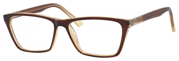 Enhance EN4104 Eyeglasses, Brown Crystal
