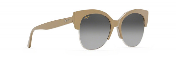 Maui Jim MARIPOSA Sunglasses, Silver Mink with Silver. Neutral Grey