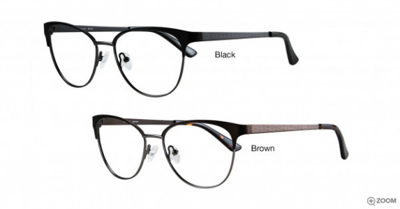 Bulova Skara Eyeglasses, Brown
