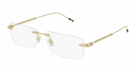 Montblanc MB0112O Eyeglasses, 002 - GOLD