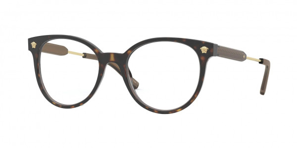 Versace VE3291 Eyeglasses, 108 HAVANA (TORTOISE)