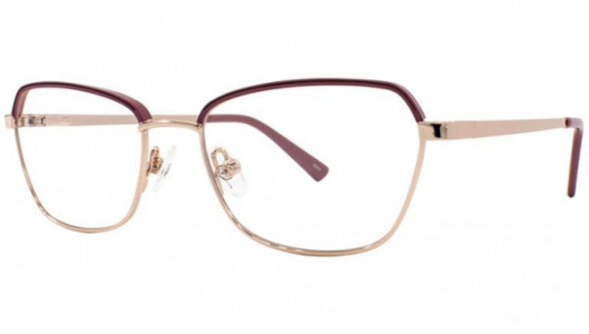 Adrienne Vittadini 606 Eyeglasses, Dk Pnk/SGld