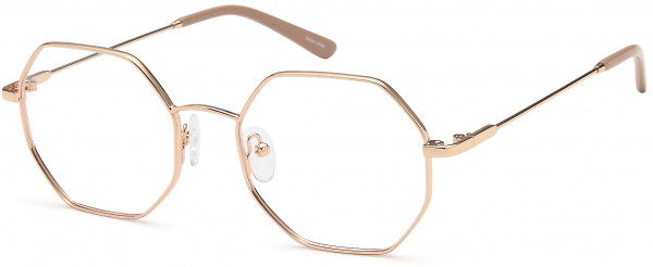 Di Caprio DC197 Eyeglasses, Rose Gold