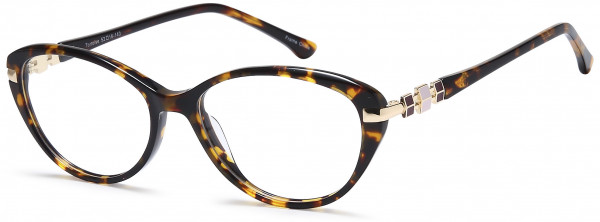 Di Caprio DC344 Eyeglasses, Tortoise