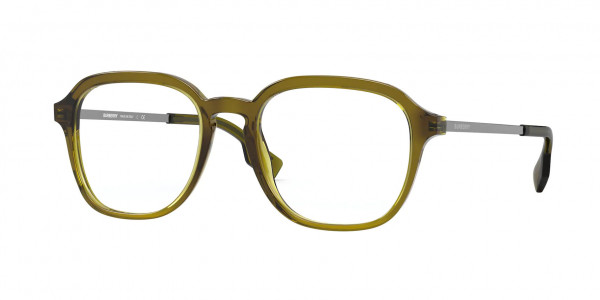 Burberry BE2327 THEODORE Eyeglasses, 3356 TRANSPARENT OLIVE (GREEN)