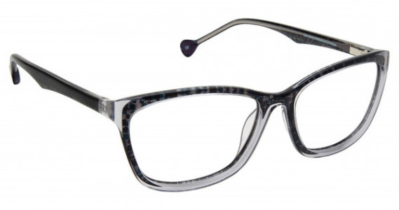 Lisa Loeb OPTIMISTIC Eyeglasses, LICORICE CRYSTAL (C3)