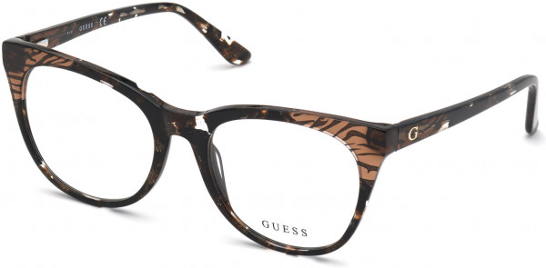 Guess GU2819 Eyeglasses, 050 - Dark Brown/other