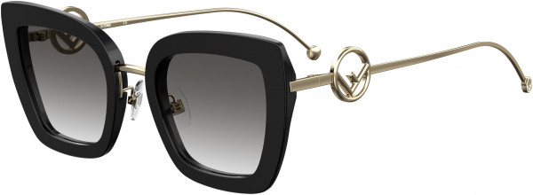 Fendi Fendi 0408/S Sunglasses, 0807 Black