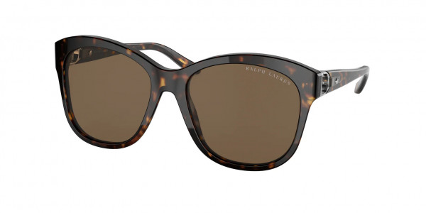 Ralph Lauren RL8190Q Sunglasses, 500373 SHINY DARK HAVANA (HAVANA)