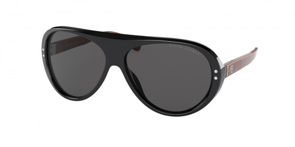 Ralph Lauren RL8194 Sunglasses, 539887 SHINY BLACK (BLACK)