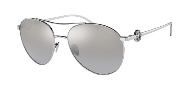 Giorgio Armani AR6122B Sunglasses, 30156V SILVER (SILVER)