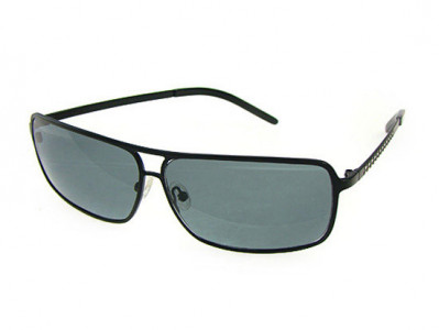 Heat HS0214 Sunglasses, Black Frame With Gray Polarized Lens