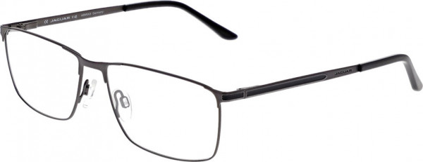 Jaguar Mens Eyeglasses 33089 1063 Grey/Black Half Rim Optical Frame 57mm