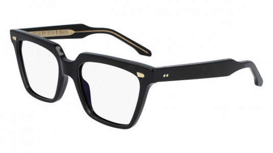 Cutler and Gross CG1346 Eyeglasses, (001) BLACK ON CRYSTAL