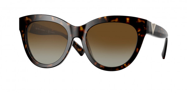 Valentino VA4089F Sunglasses, 5002T5 HAVANA (BROWN)