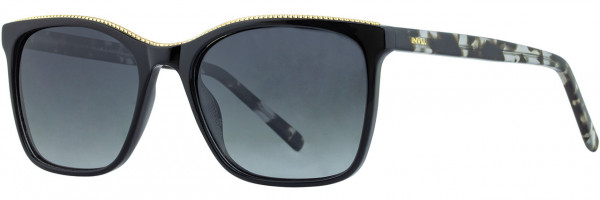 INVU INVU Sunwear 249 Sunglasses, Black / Gold