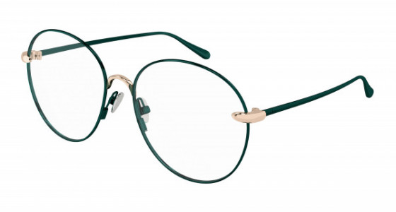 Pomellato PM0109O Eyeglasses, 003 - BLUE with TRANSPARENT lenses